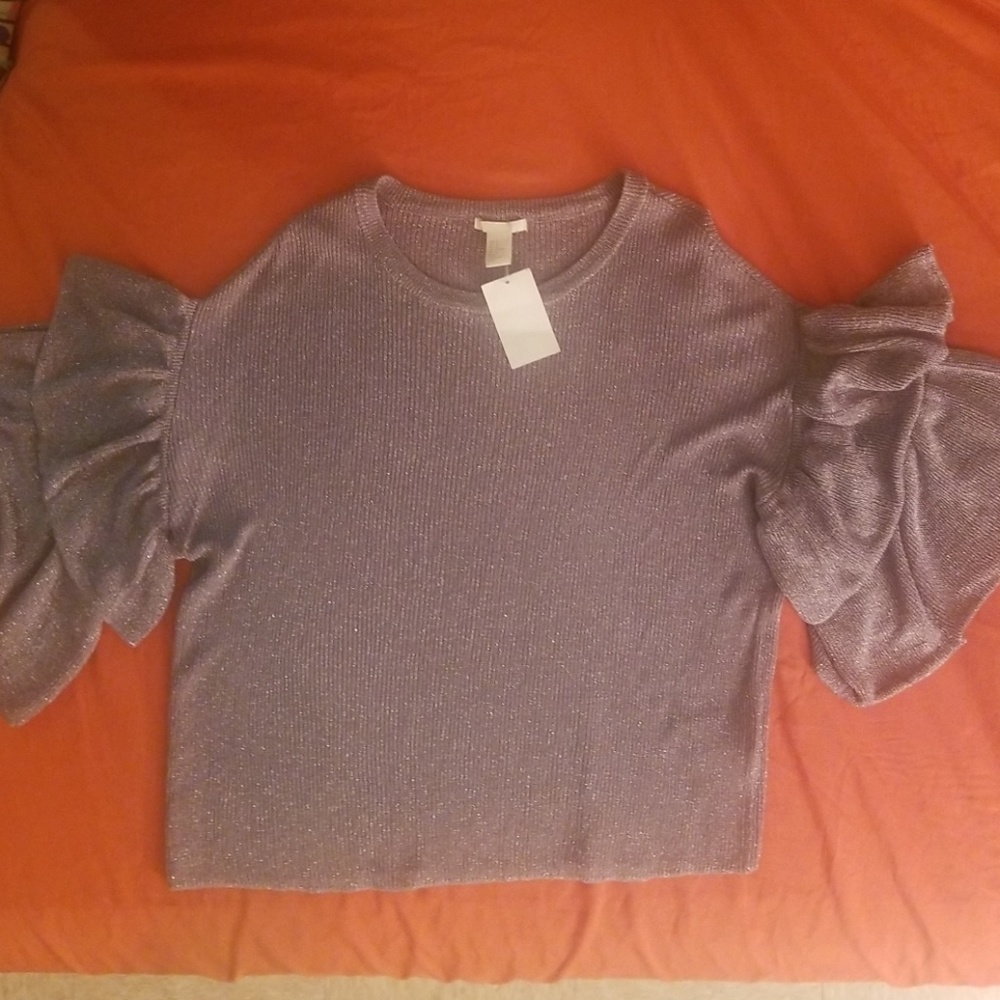 Silver Metallic Shirt